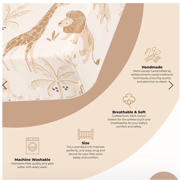 Crane Baby- KENDI crib sheet! UNOPENED! - Picture 3 of 5